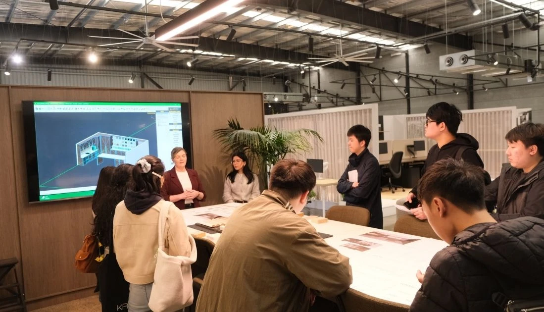 A Day with UNSW Design Students at Krost Sydney Showroom - Unsw Student Krost Showroom Tour Joinery 2 Q&a