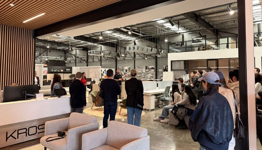 A Day with UNSW Design Students at Krost Sydney Showroom - Unsw Tour Sydney Furniture Showroom Students