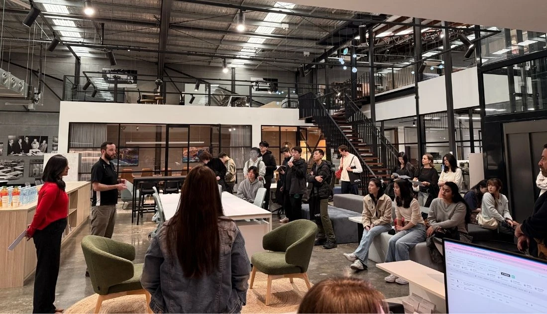 A Day with UNSW Design Students at Krost Sydney Showroom - Unsw Tour Sydney Furniture Showroom Workshop All Students