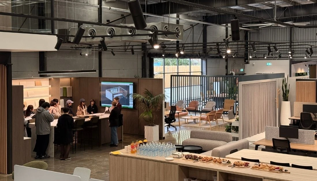 A Day with UNSW Design Students at Krost Sydney Showroom - Unsw Tour Sydney Furniture Showroom Workshop