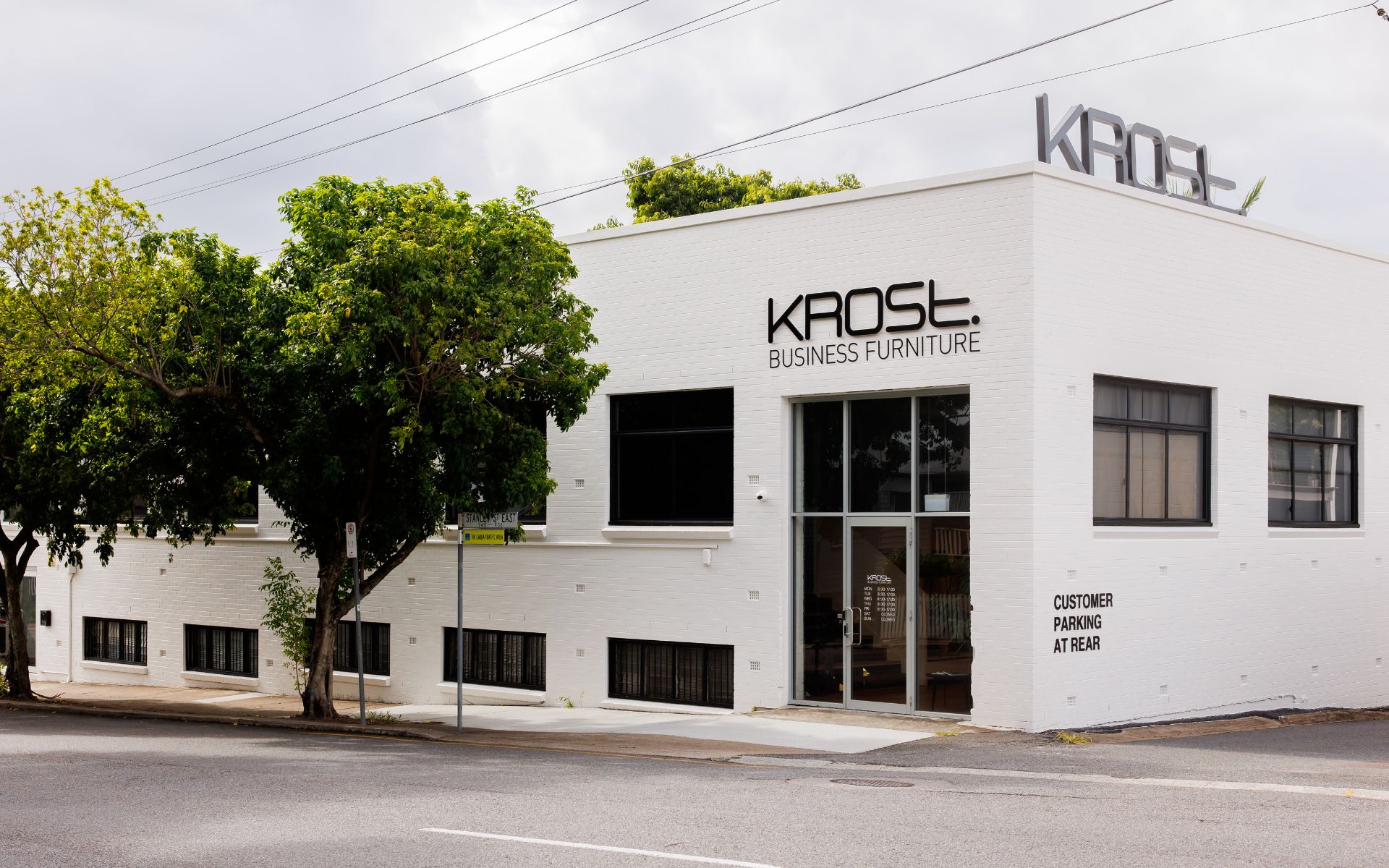 Krost Brisbane showroom in East Brisbane