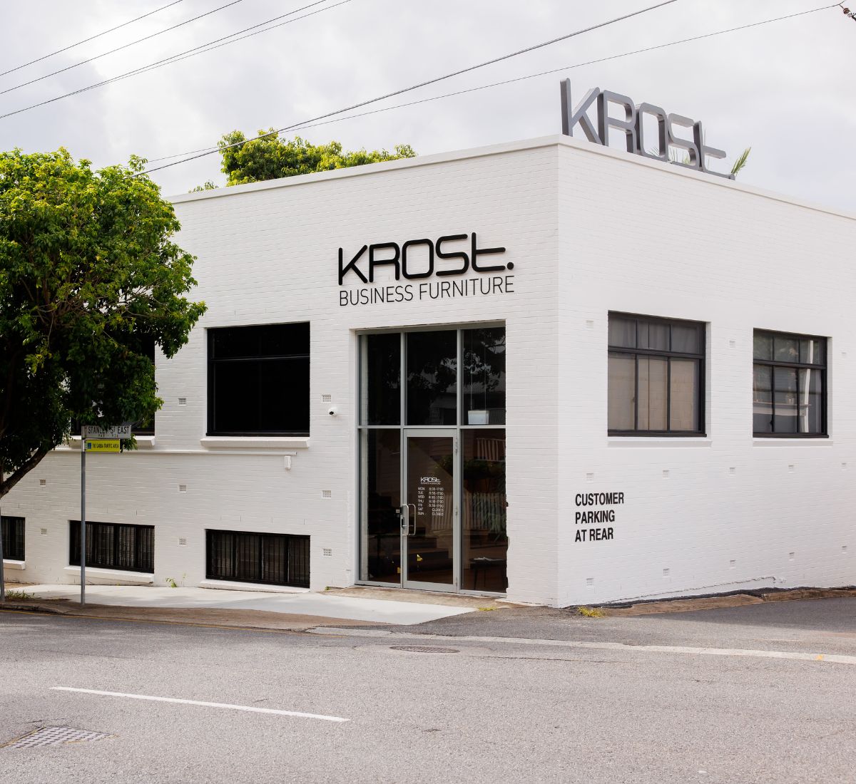 Krost showroom exterior
