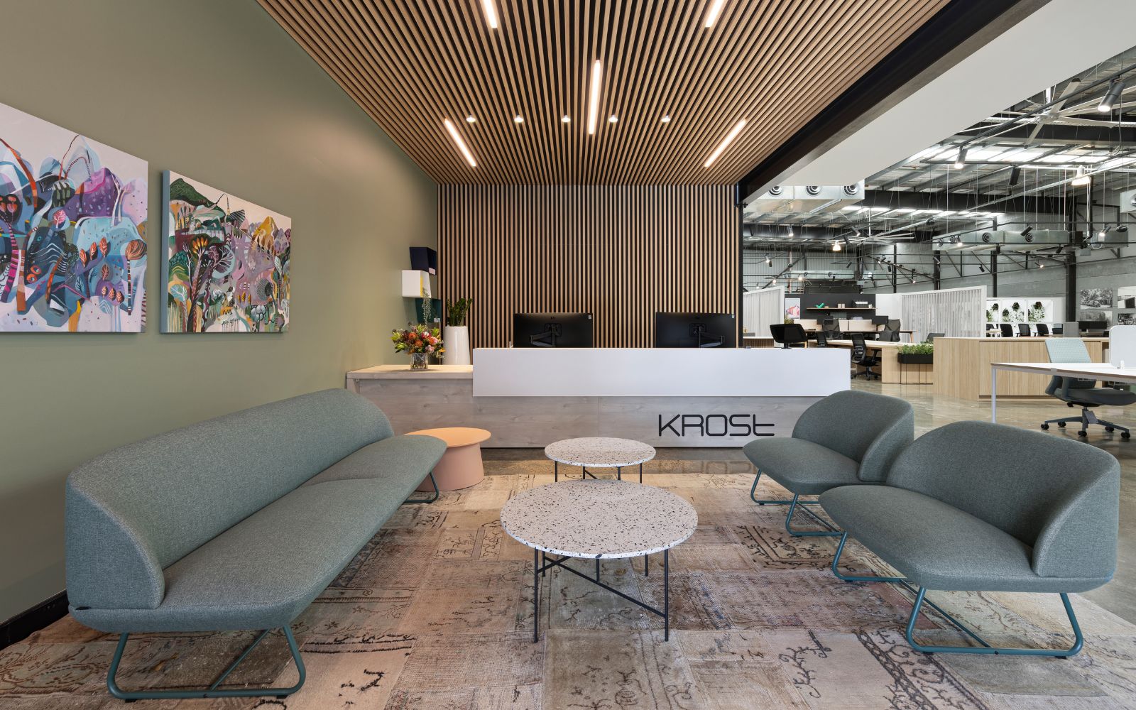 Inside the Krost Sydney showroom