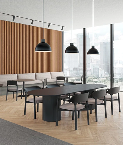 Designed for High-Traffic Breakout Areas