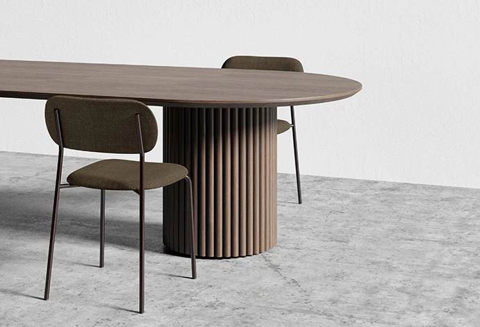 An Architectural Steccawood Table Base