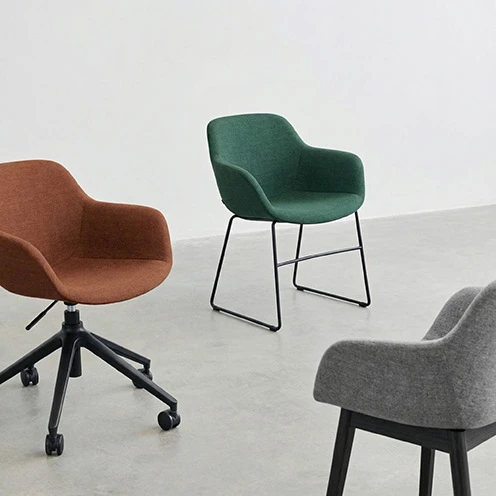 Sculptural Seating for Active Workspaces