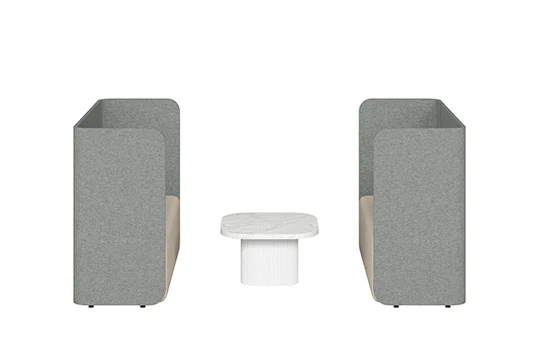 Cohesive Seating and Desk Modules
