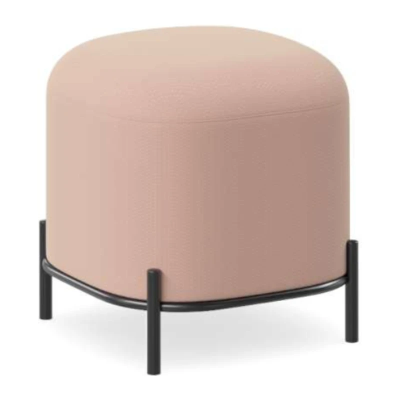 Maya Small Ottoman - Pink