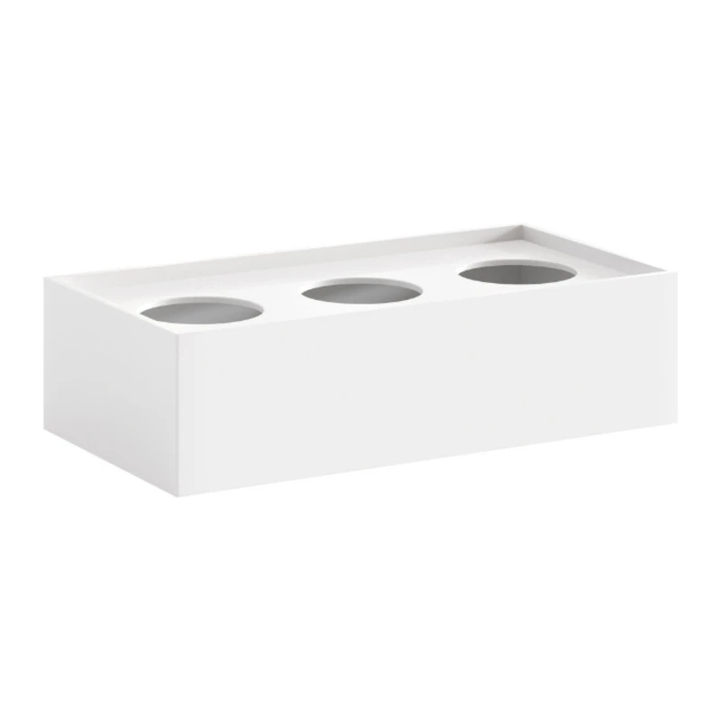 Globe S Planter - 900W - White