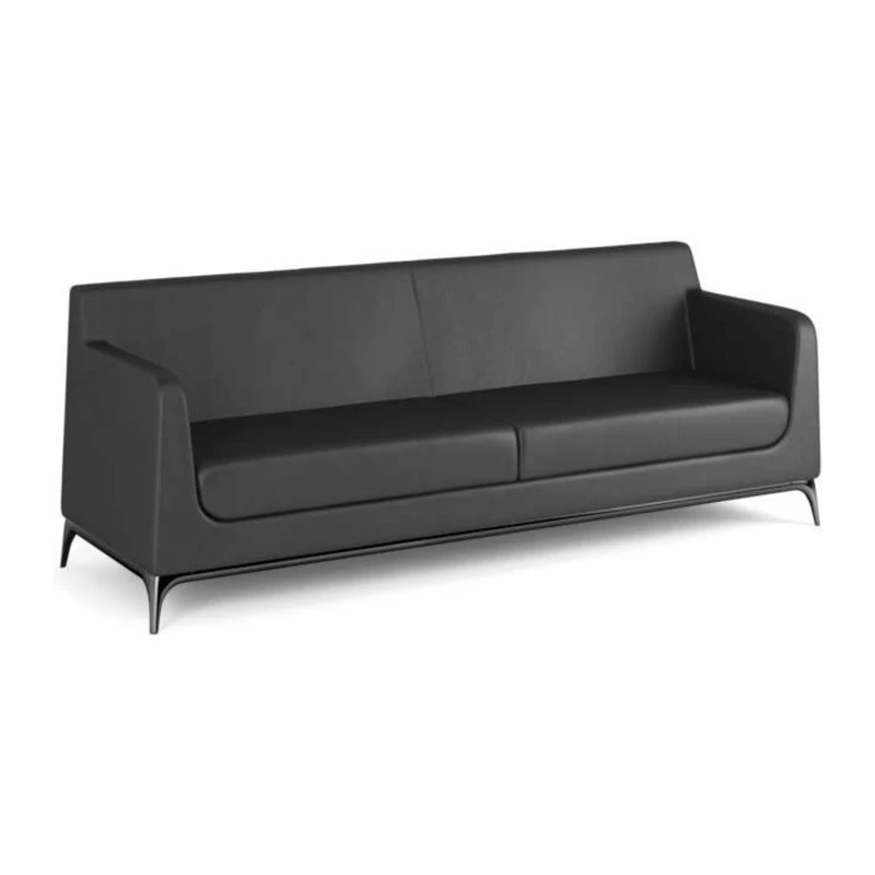 Tex - 3 Seater - Leather - Black Leg