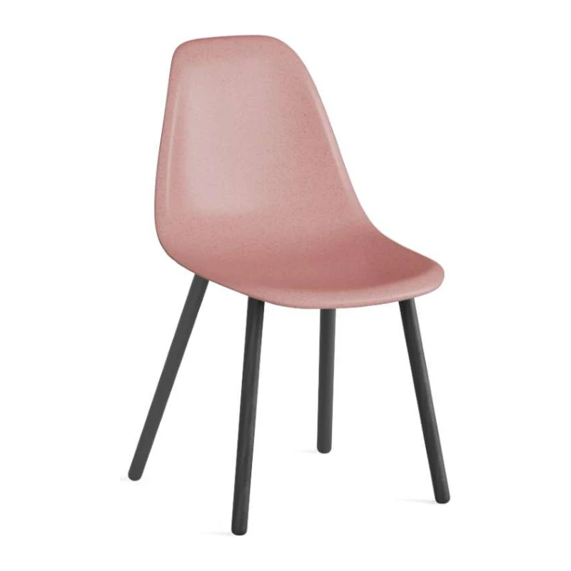 Inc - Pink Composite Shell - Black Wood Legs