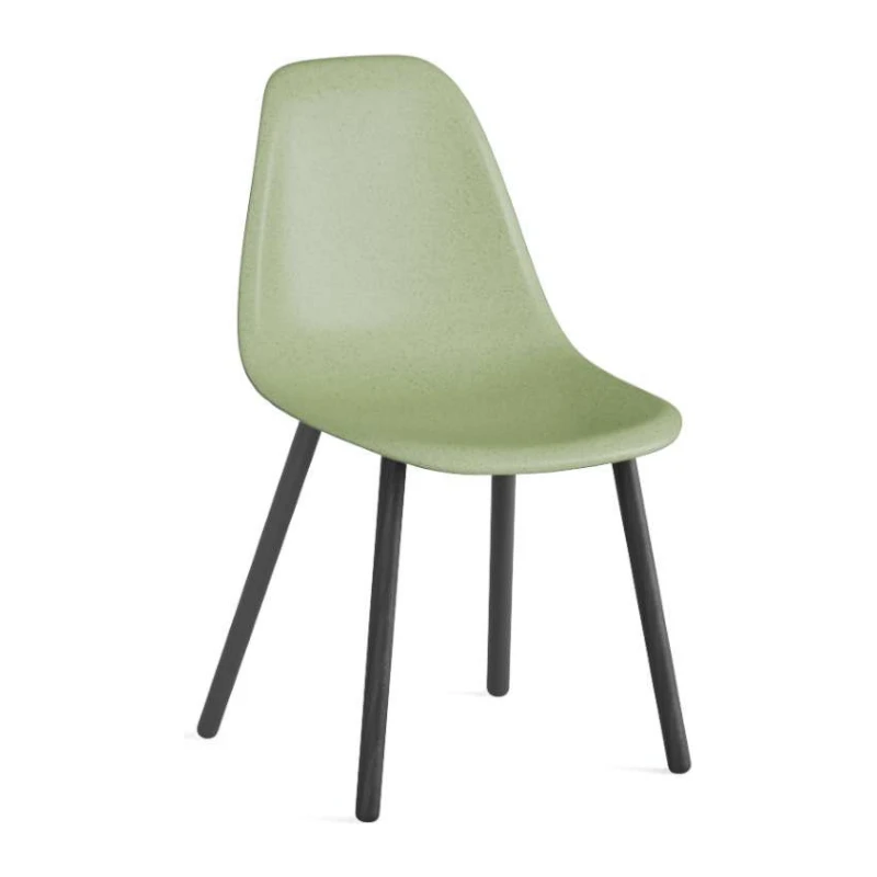 Inc - Green Composite Shell - Black Wood Legs