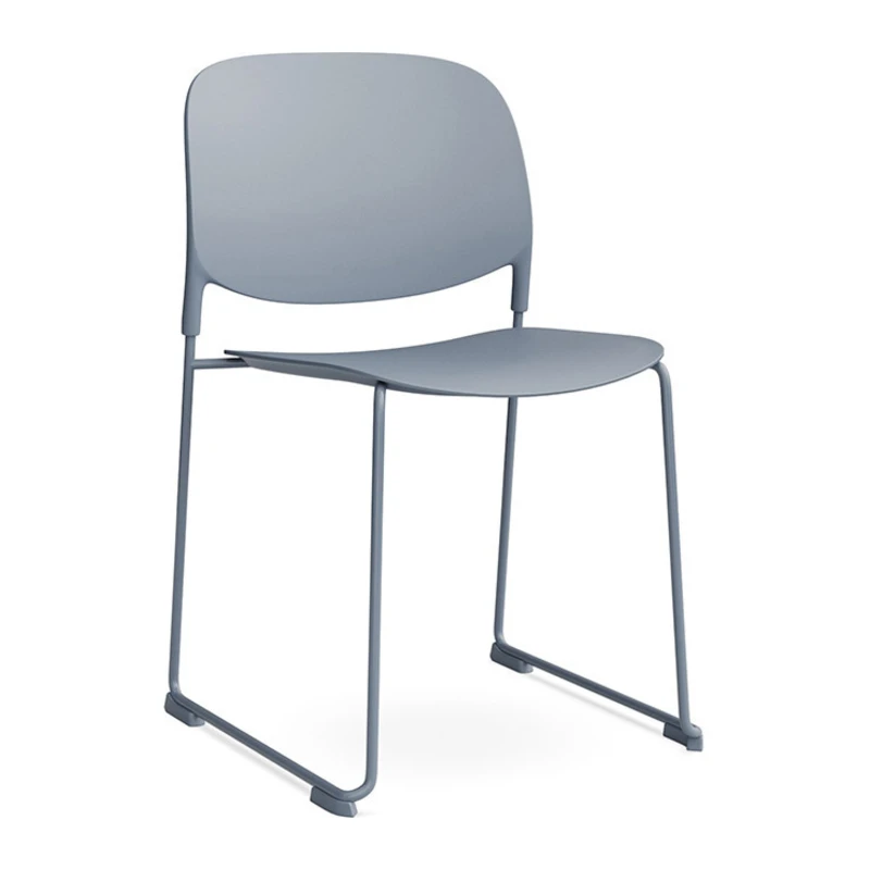 Bee Sled Chair - Blue Polypropylene and Frame