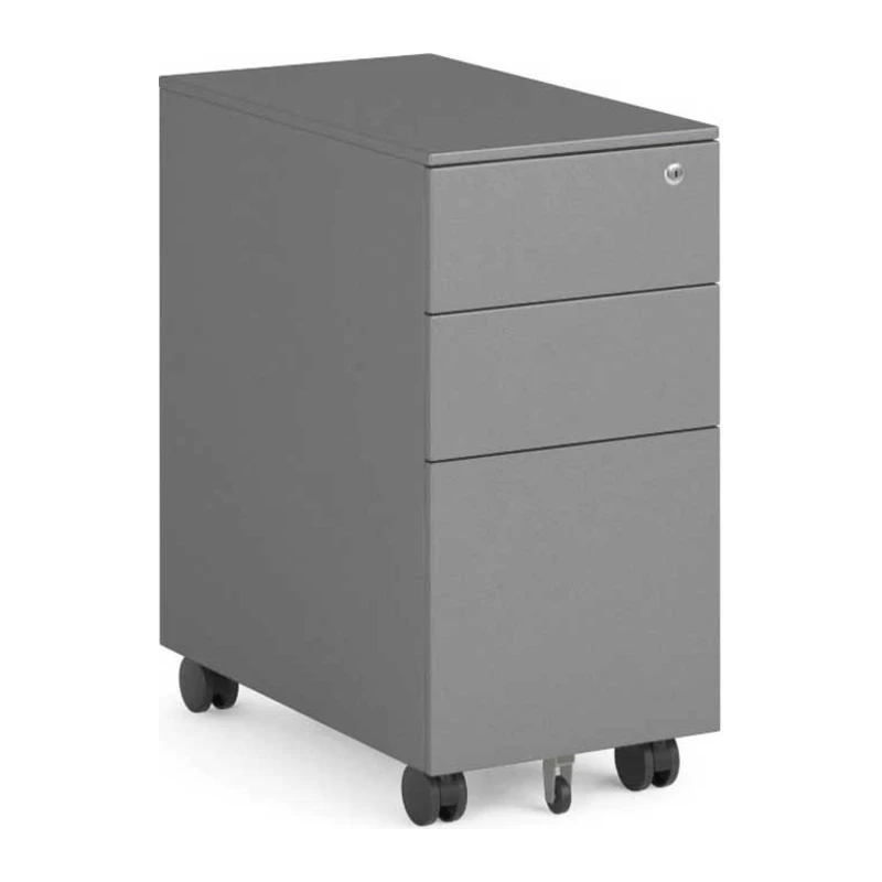 Globe Slimline Mobile Pedestal - Silver