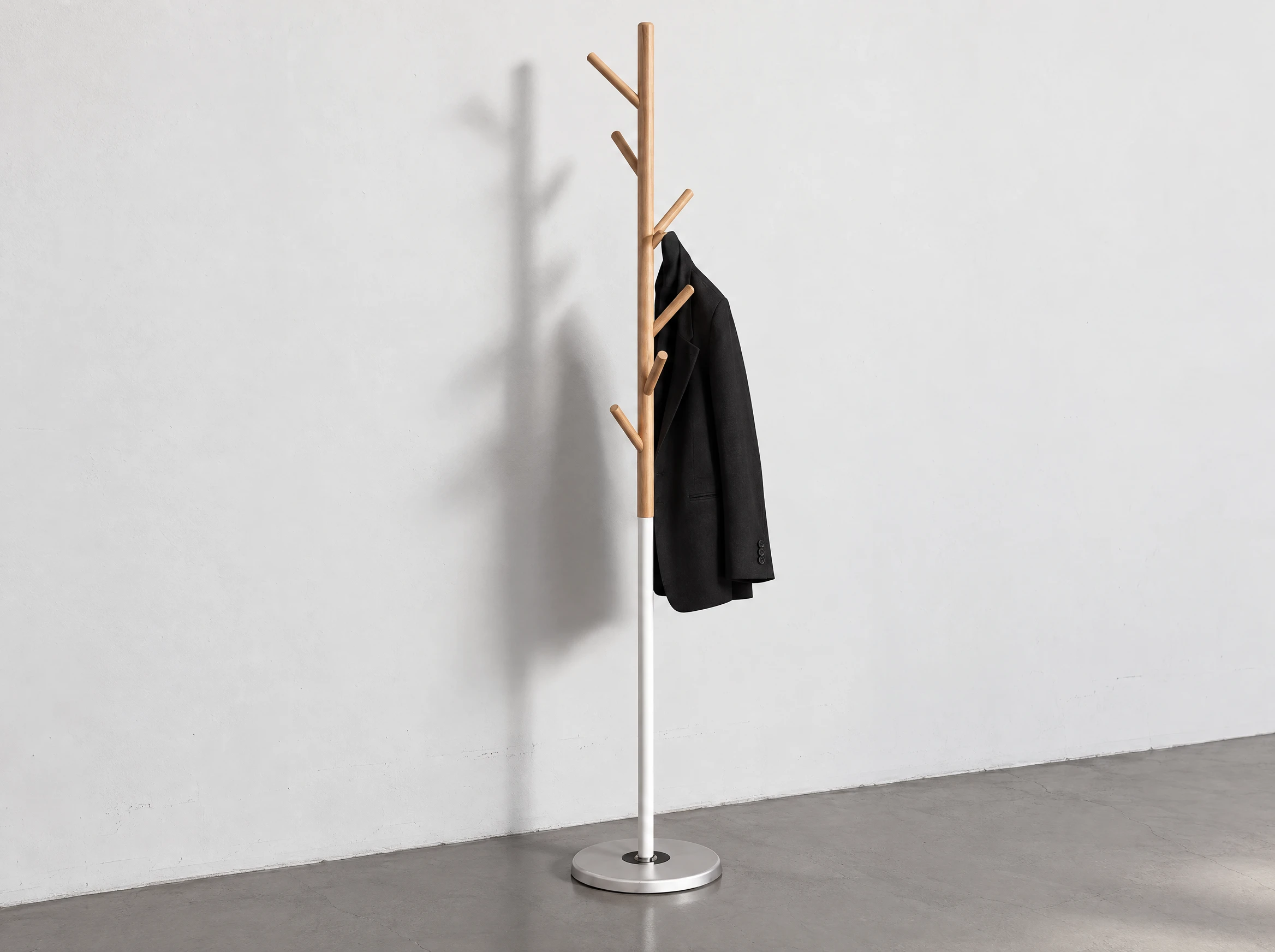 A Fusion of Natural Wood and Steel