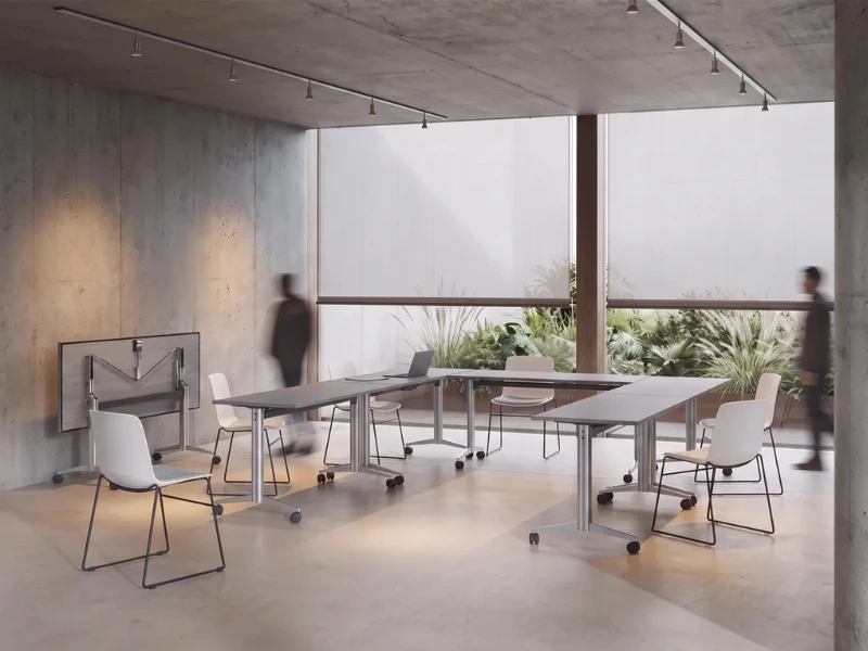 Oslo Flip Table in executive multi-purpose setting